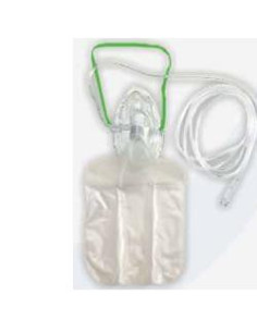 Maschera ossigenoter+tubo+rese