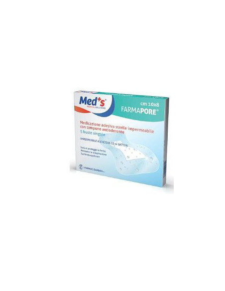 Meds pore medic imp 10x6cm 5pz