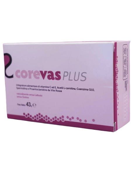 Corevas plus 30 compresse nf