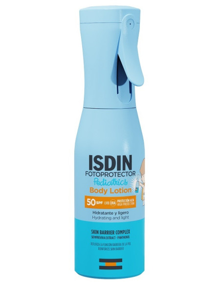 Pediatrics body lotion spf50