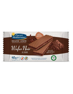 Piaceri medit wafer noir cacao