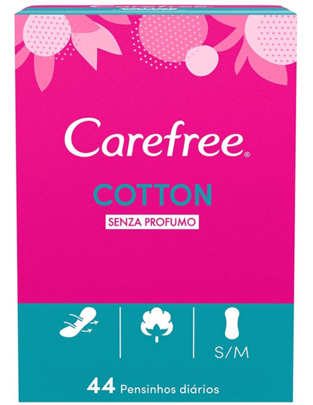Carefree cotton salvaslip 44pz