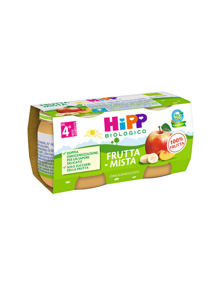 Hipp bio omog fru mista 2x80