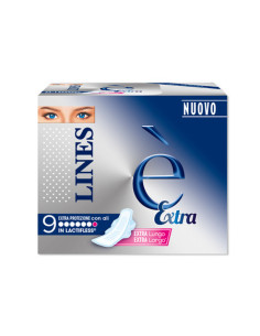 Lines e' extra assorbenti 9pz