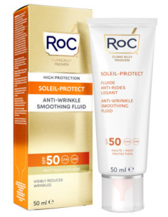 Roc solare viso 50 antirughe
