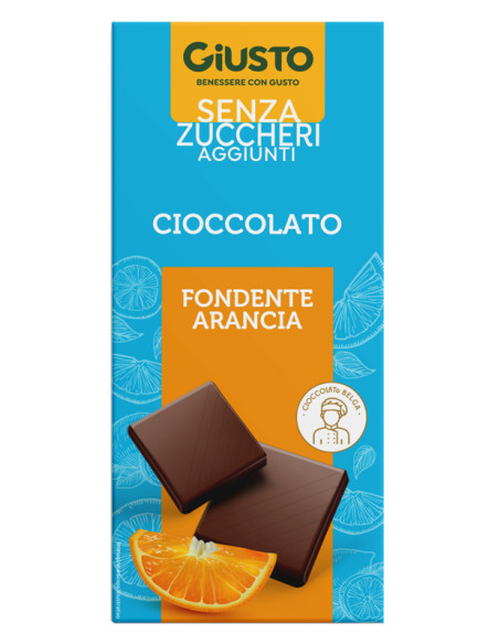 Giusto s/zucch cioc arancia85g