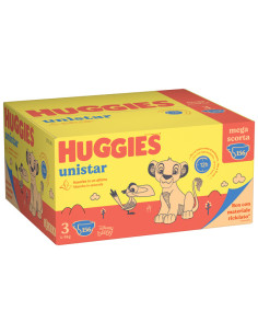 Huggies unistar mega 3 156pz