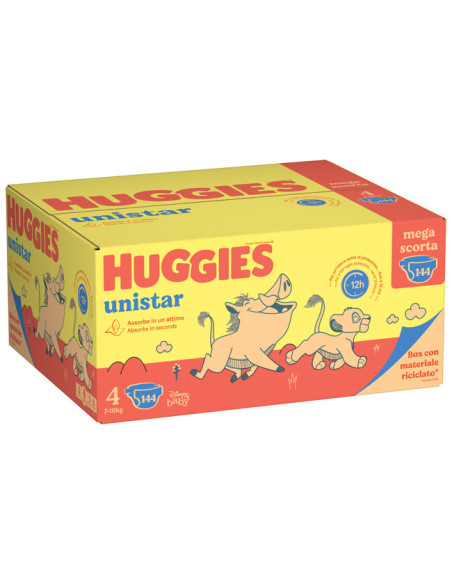 Huggies unistar mega 4 144pz