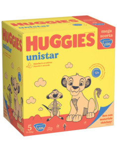 Huggies unistar mega 5 126pz