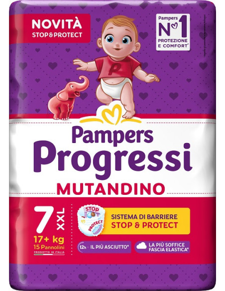 Pampers prog mut xxl 15pz