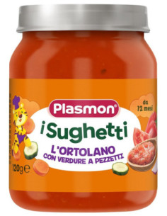 Plasmon sughetti ortolano 120g