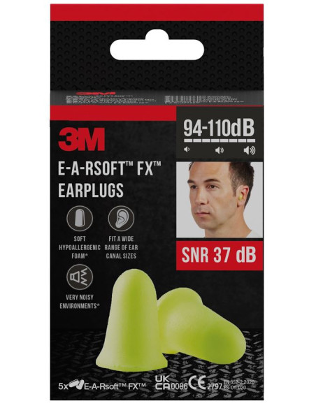 3m inserti auricol earsoft fx