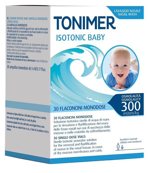 Tonimer isotonic 300 baby 12 flaconcini