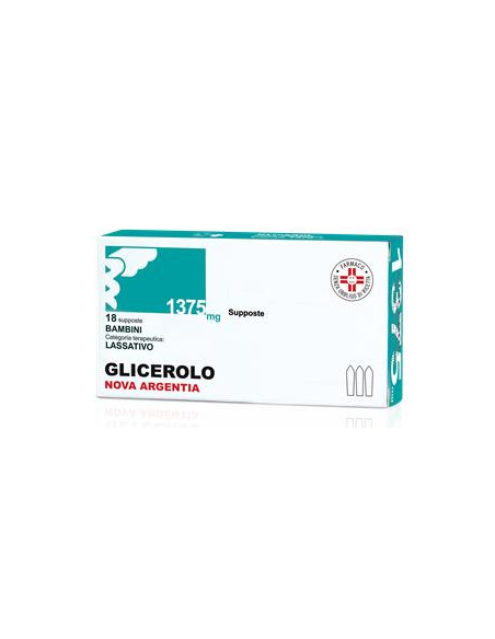 Glicerolo bb 18supp 1375mg