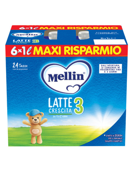 Mellin 3 latte 6x1000ml