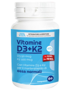 Sanavita vitamina d3+k2 60 compresse