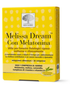Melissa dream melatonina 30 compresse