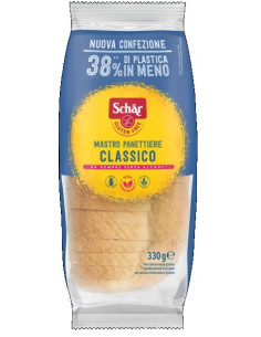 Schar classico mastro panettiere pane senza glutine 330g