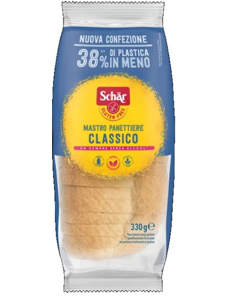 Schar classico mastro panettiere pane senza glutine 330g