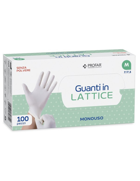 Profar guanto latt s polvere m