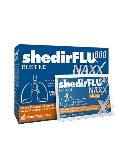 Shedirflu 600 naxx arancia senza zuccheri 20 bustine