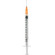 Siringa per insulina extrafine 1ml 100 ui ago removibile 25 gauge 0,5x16 mm 1 pezzo