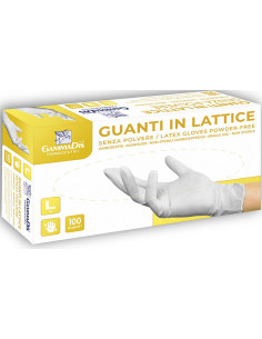 Guanti lattice s polv s 100pz