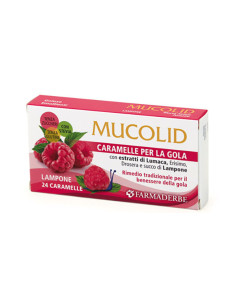 Mucolid lumaca&lampone 24caram
