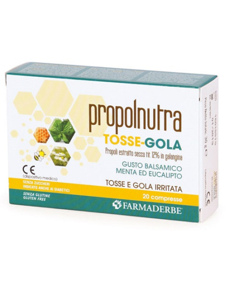Propolnutra tosse-gola 20 compresse