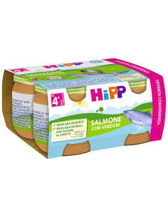 Hipp salmone con verdure 4x80g