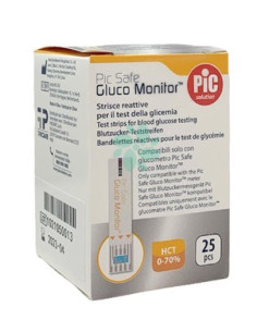 Pic strisce gluco monitor 25pz