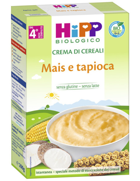 Hipp bio crema cereali mais/ta