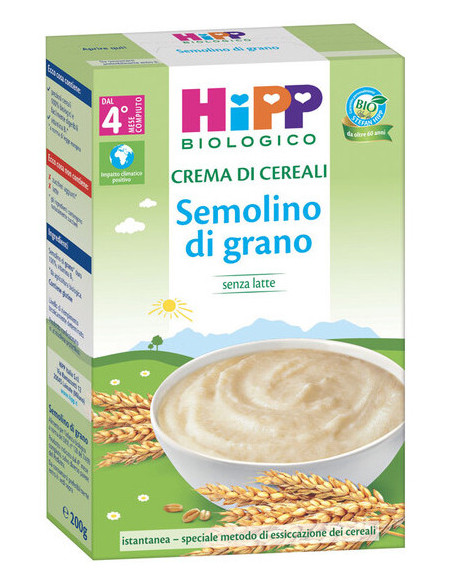 Hipp bio crema cereali semolin