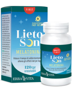 Lietoson melatonina 120 compresse oro | Clubfarma