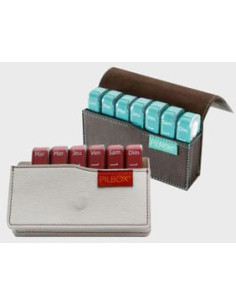 Pilbox mini pilloliera sett