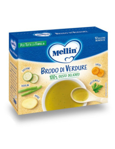 Mellin brodo verdure 10x8g