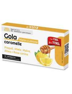 Sanavita gola lim/miele 24 compresse | Clubfarma