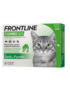 Frontline combo 3pip gatti/fur