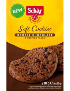 Schar soft cookie double choco | Clubfarma