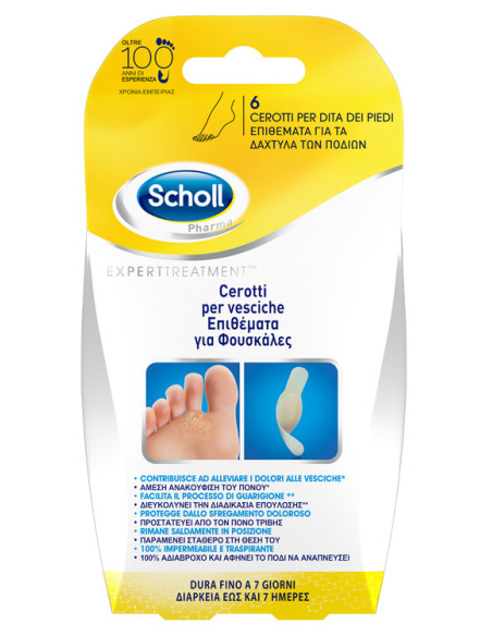 Scholl cer vesciche dita piedi