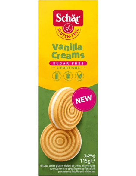 Schar sugar free vanilla cream