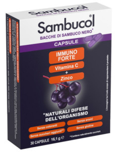 Sambucol immunoforte 30 capsule nam