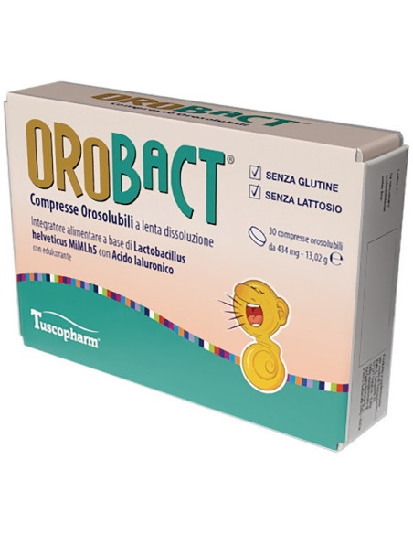 Orobact 30 compresse orosolubili