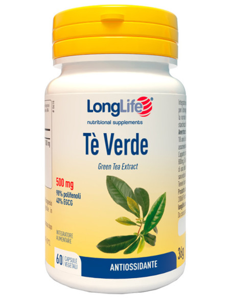 Longlife te' verde 500mg 60 capsule