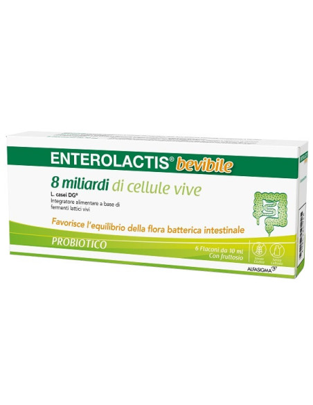 Enterolactis dry plus 6 flaconcini 10ml