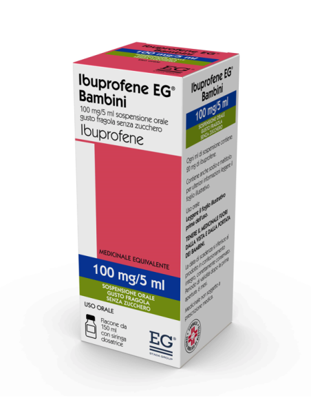 Ibuprofene eg fl 150ml fragola