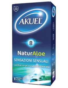 Akuel naturaloe lubr c/aloe8pz | Clubfarma