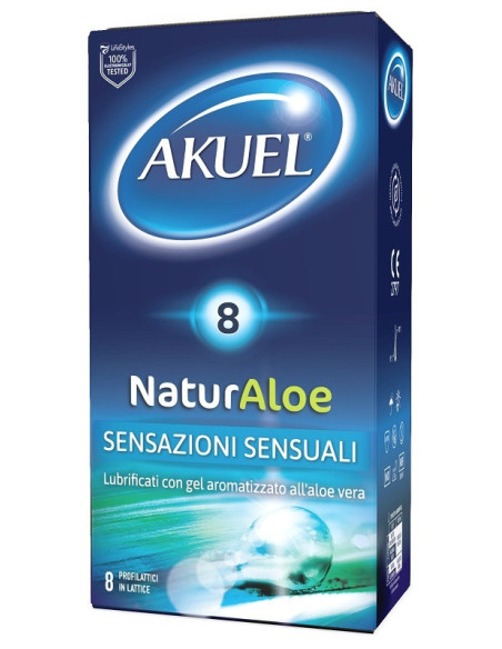 Akuel naturaloe lubr c/aloe8pz