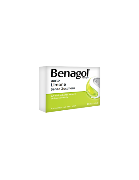 Benagol 24 pastiglie limone s/z