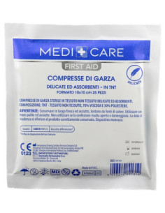 Garza cotone 10x10cm 25pz